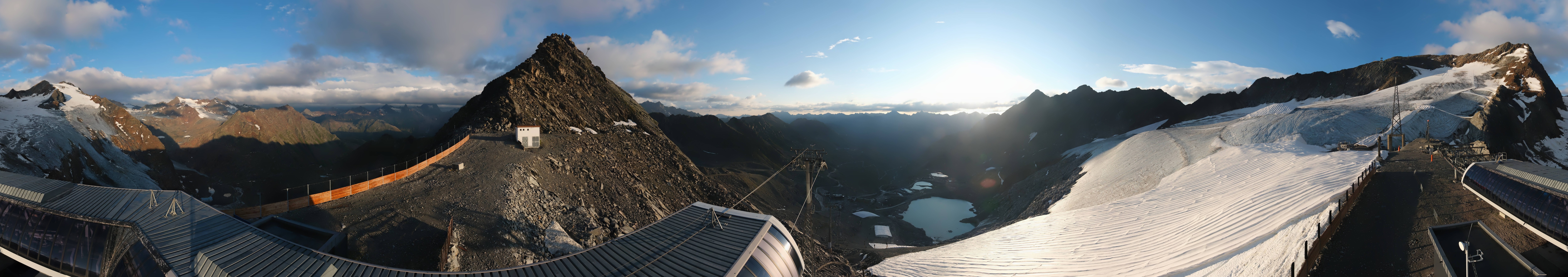 Archived image Webcam Rettenbach Glacier Sölden