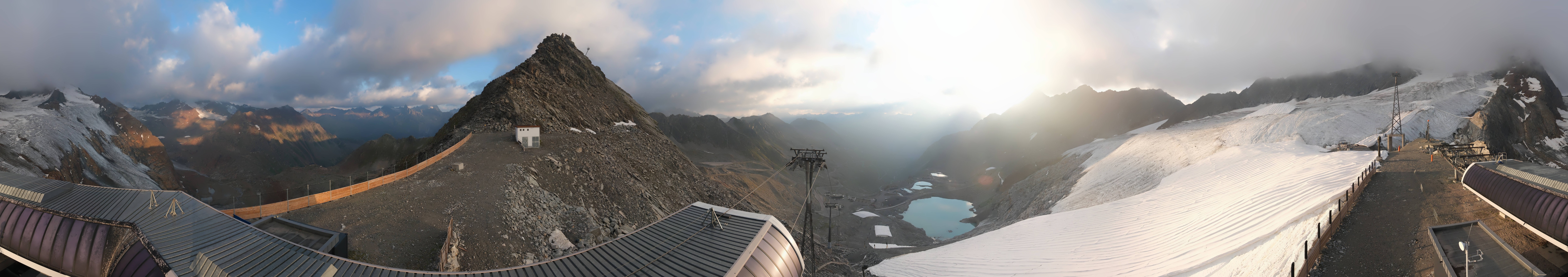 Archiv Foto Webcam Schwarze Schneid / Rettenbachgletscher