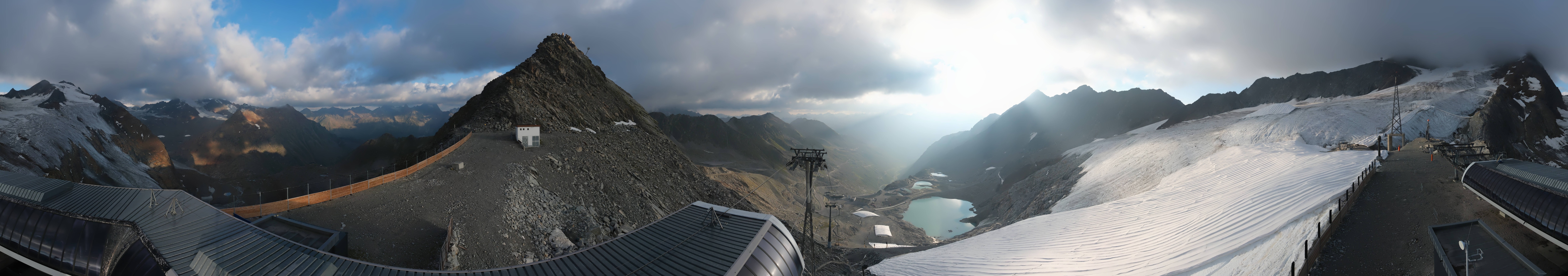Archiv Foto Webcam Schwarze Schneid / Rettenbachgletscher