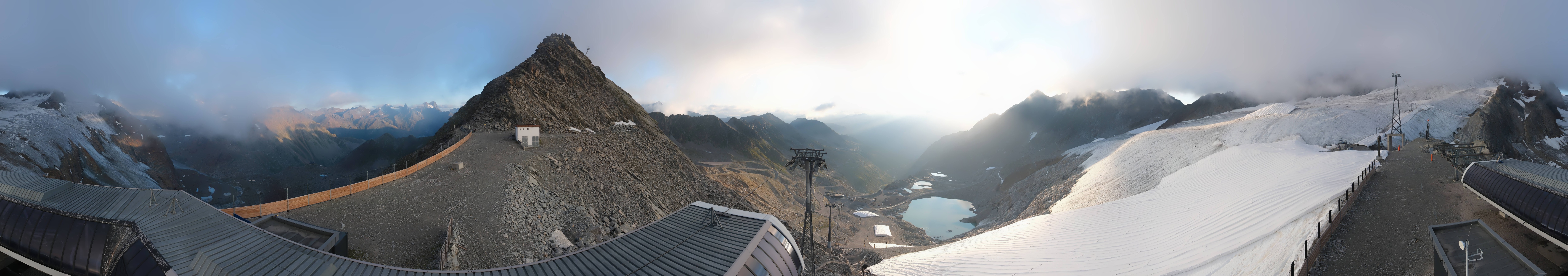 Archiv Foto Webcam Schwarze Schneid / Rettenbachgletscher