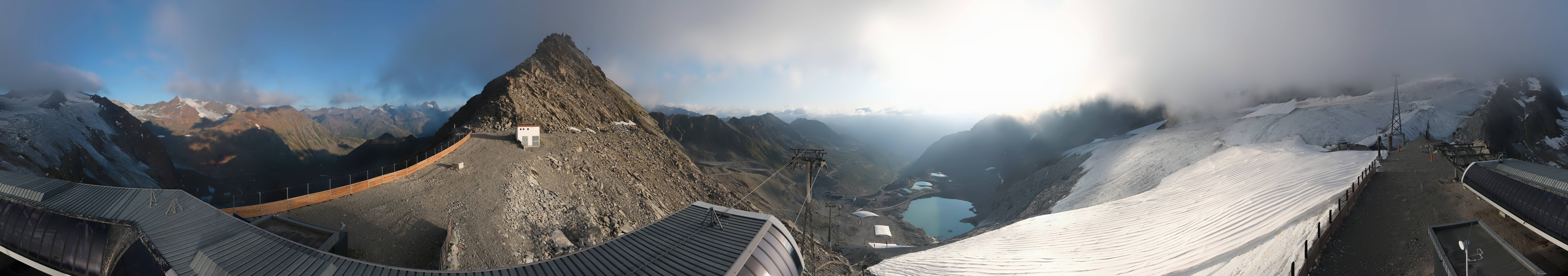 Archiv Foto Webcam Schwarze Schneid / Rettenbachgletscher