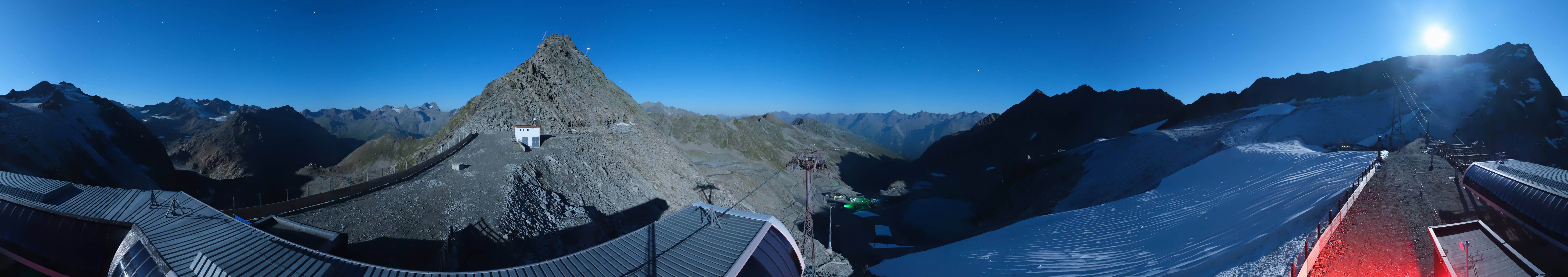 Archiv Foto Webcam Schwarze Schneid / Rettenbachgletscher