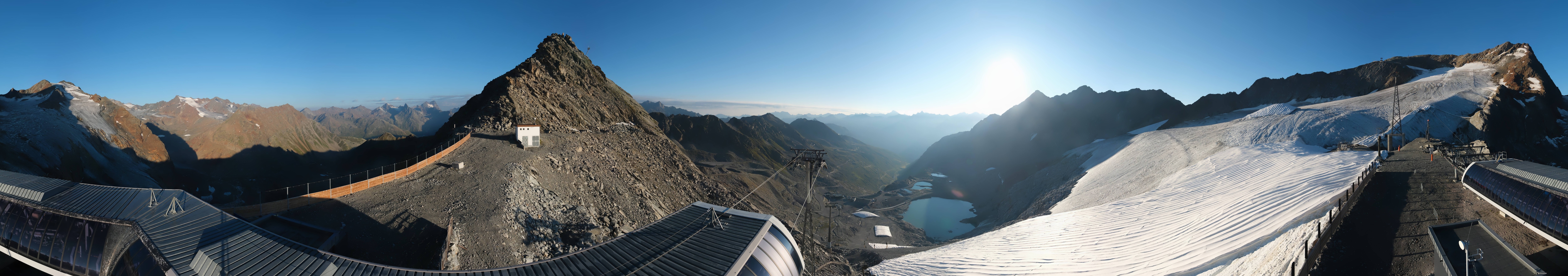 Archiv Foto Webcam Schwarze Schneid / Rettenbachgletscher