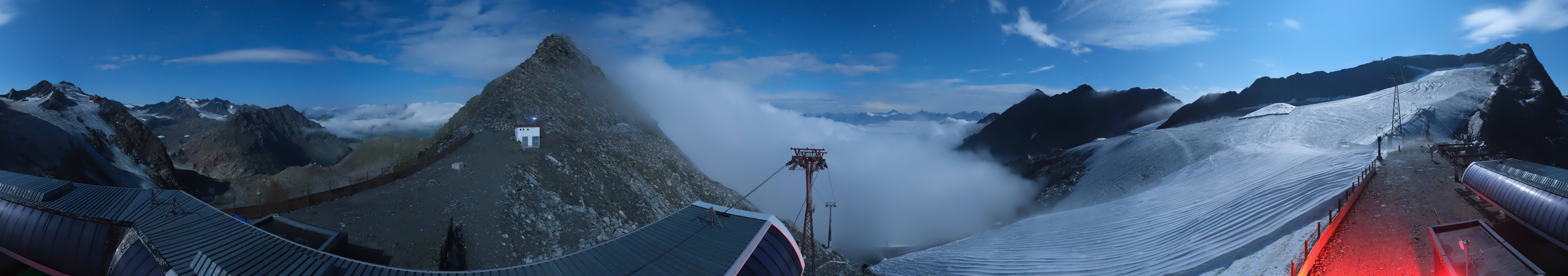 Archiv Foto Webcam Schwarze Schneid / Rettenbachgletscher