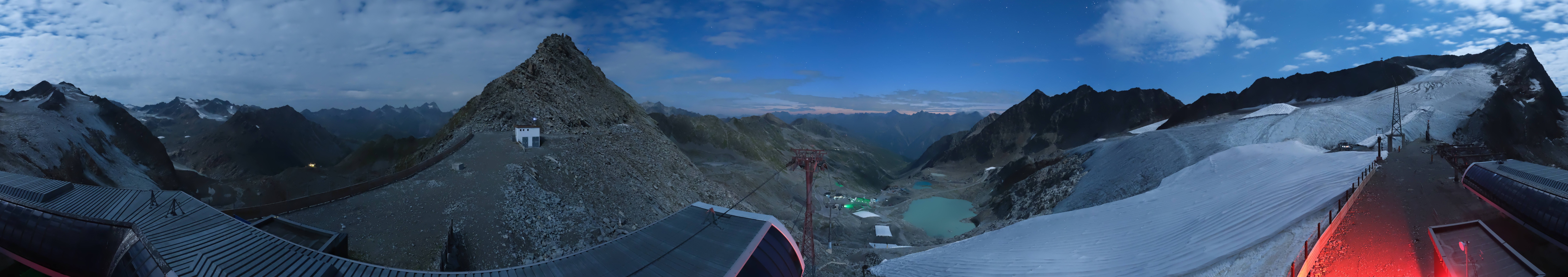Archiv Foto Webcam Schwarze Schneid / Rettenbachgletscher
