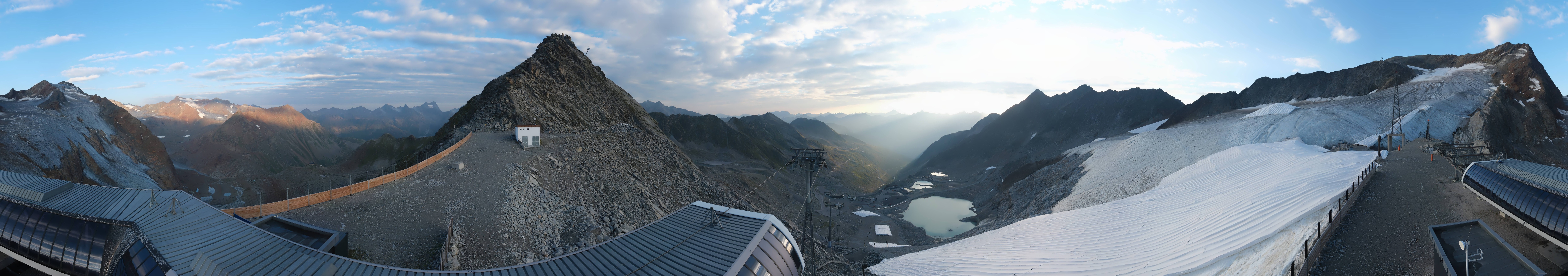 Archiv Foto Webcam Schwarze Schneid / Rettenbachgletscher