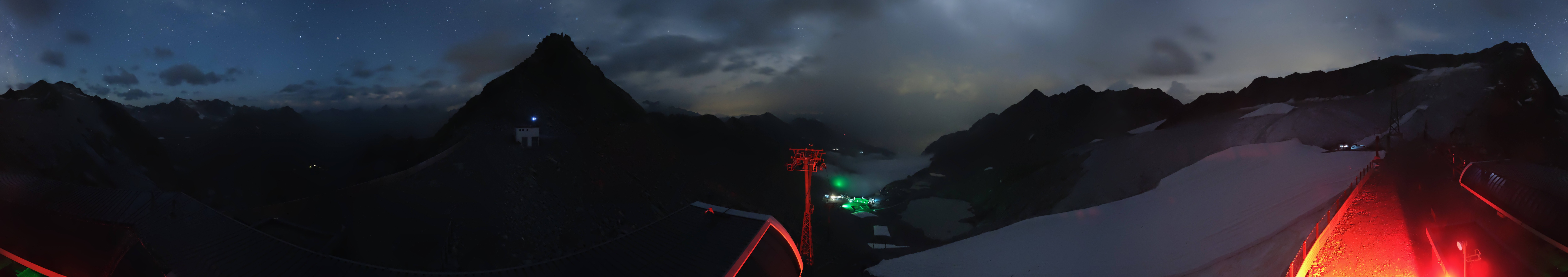 Archived image Webcam Rettenbach Glacier Sölden