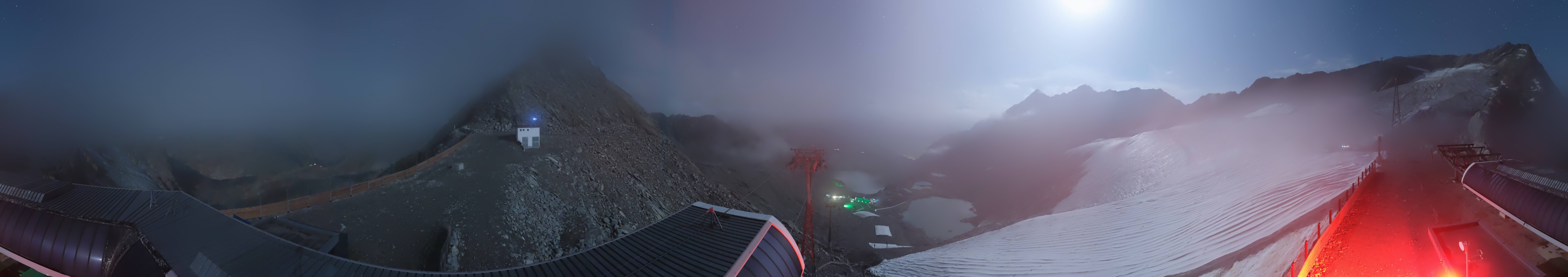 Archived image Webcam Rettenbach Glacier Sölden