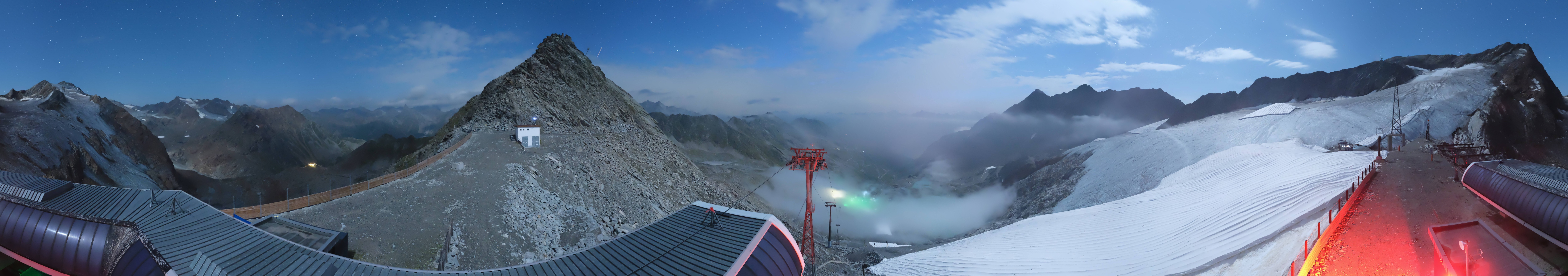 Archived image Webcam Rettenbach Glacier Sölden