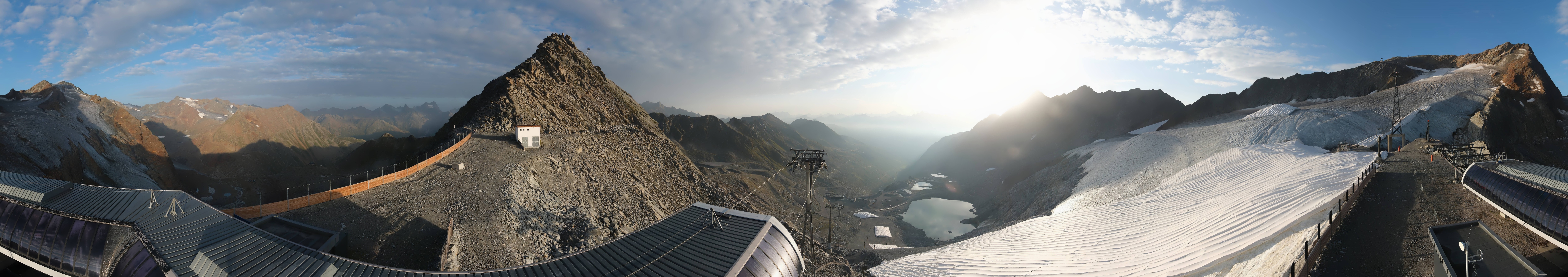 Archiv Foto Webcam Schwarze Schneid / Rettenbachgletscher