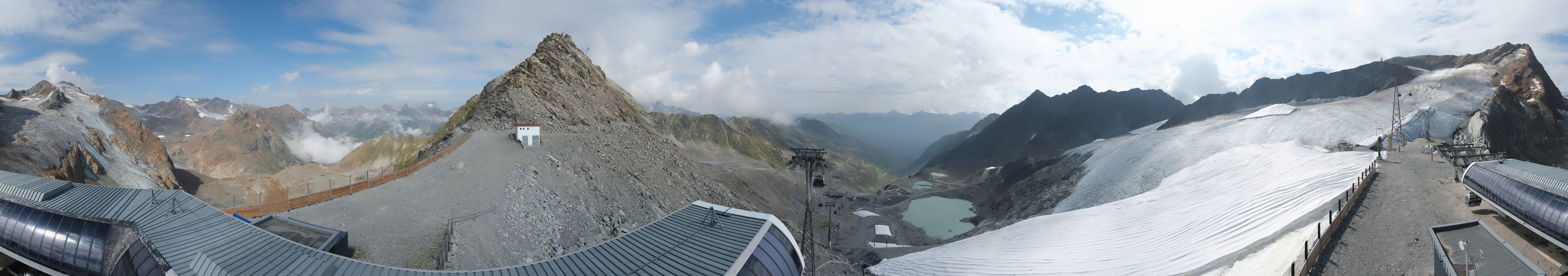 Archiv Foto Webcam Schwarze Schneid / Rettenbachgletscher