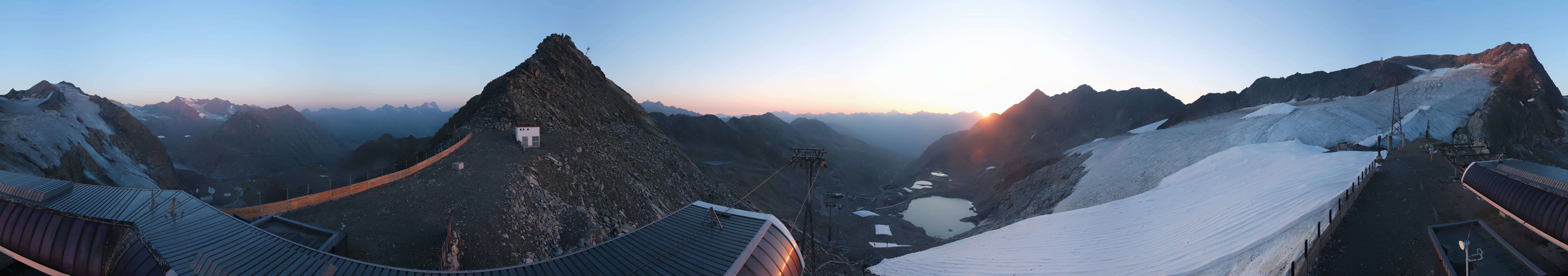 Archiv Foto Webcam Schwarze Schneid / Rettenbachgletscher