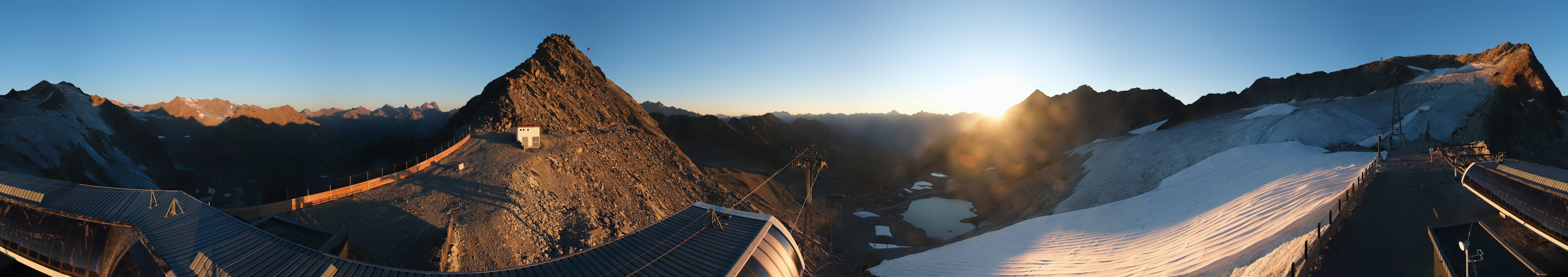Archiv Foto Webcam Schwarze Schneid / Rettenbachgletscher