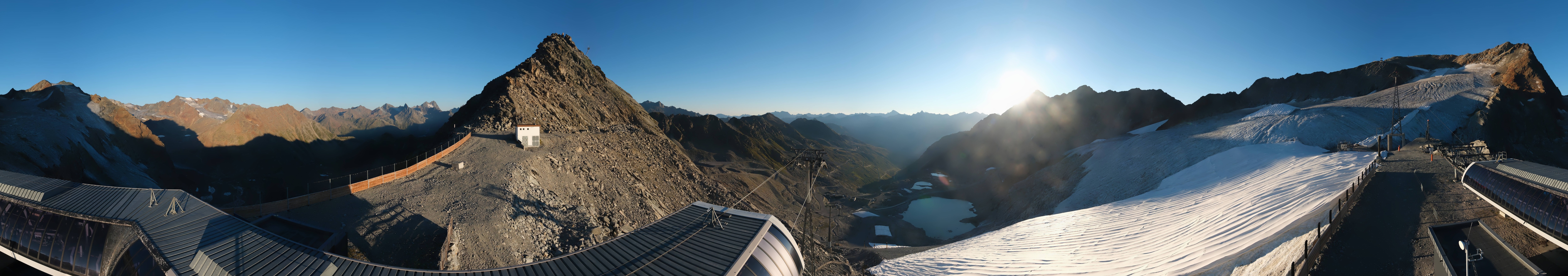 Archiv Foto Webcam Schwarze Schneid / Rettenbachgletscher