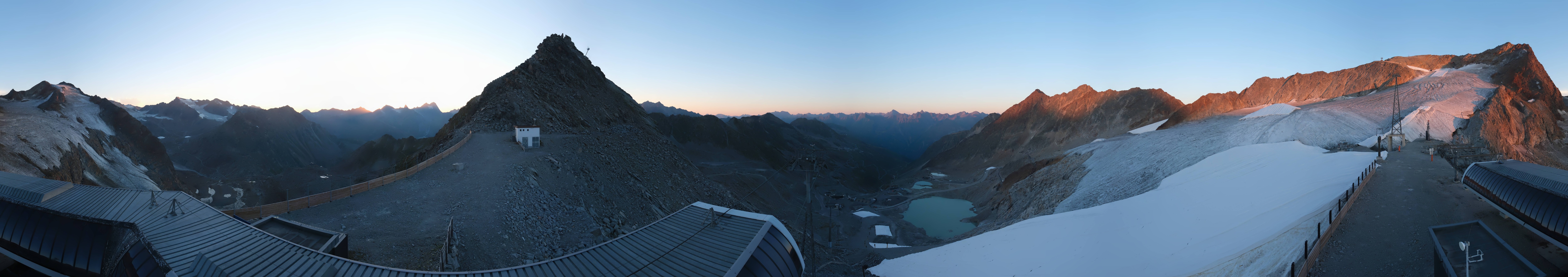 Archiv Foto Webcam Schwarze Schneid / Rettenbachgletscher