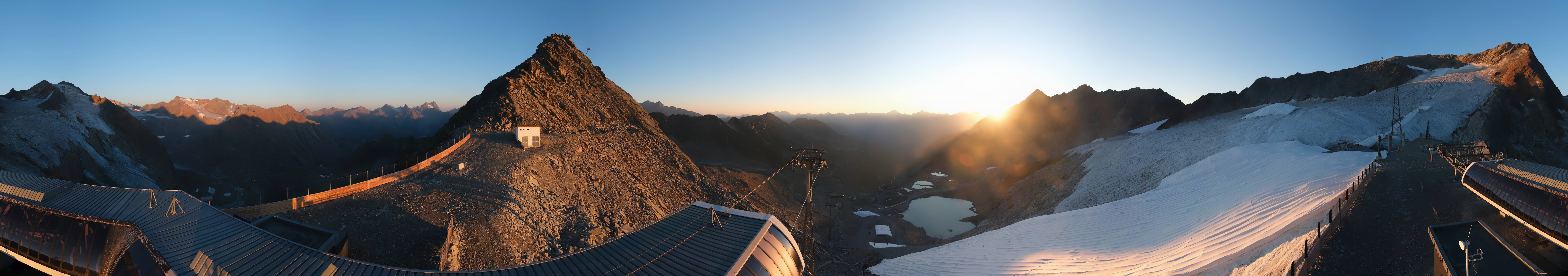 Archiv Foto Webcam Schwarze Schneid / Rettenbachgletscher