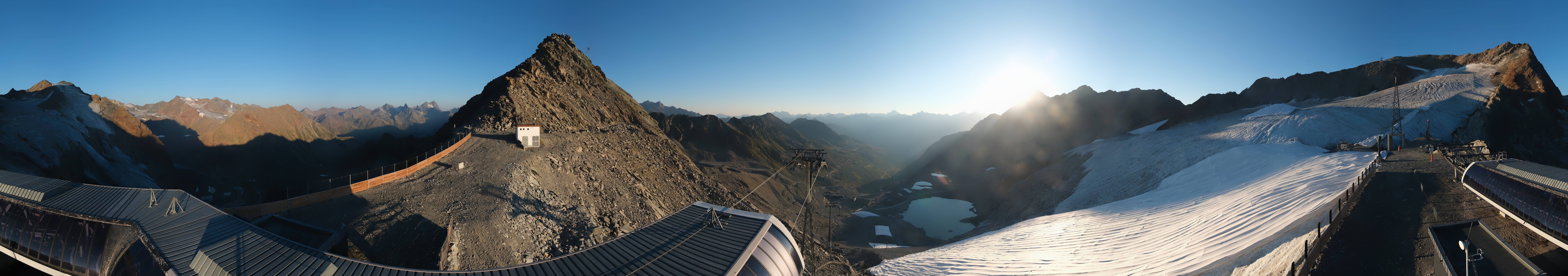 Archiv Foto Webcam Schwarze Schneid / Rettenbachgletscher