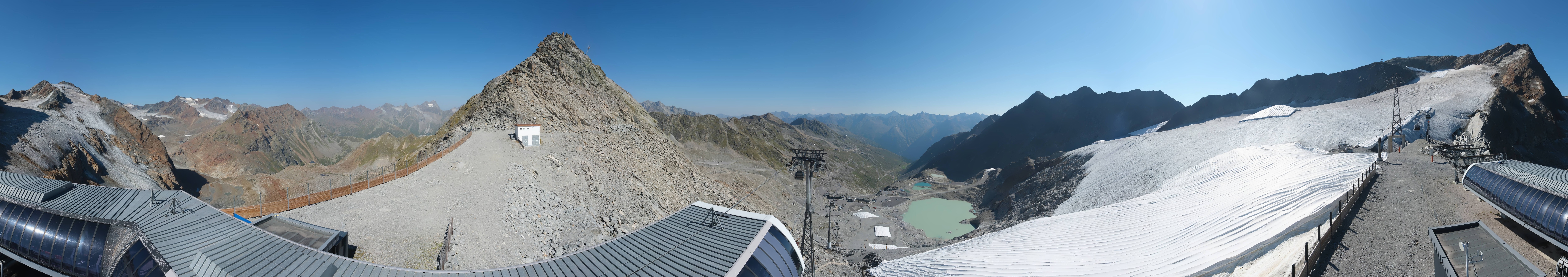 Archiv Foto Webcam Schwarze Schneid / Rettenbachgletscher
