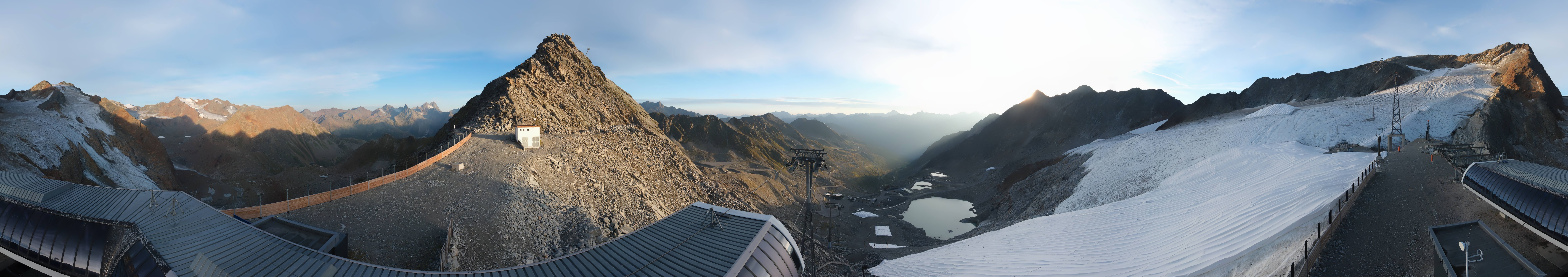 Archiv Foto Webcam Schwarze Schneid / Rettenbachgletscher