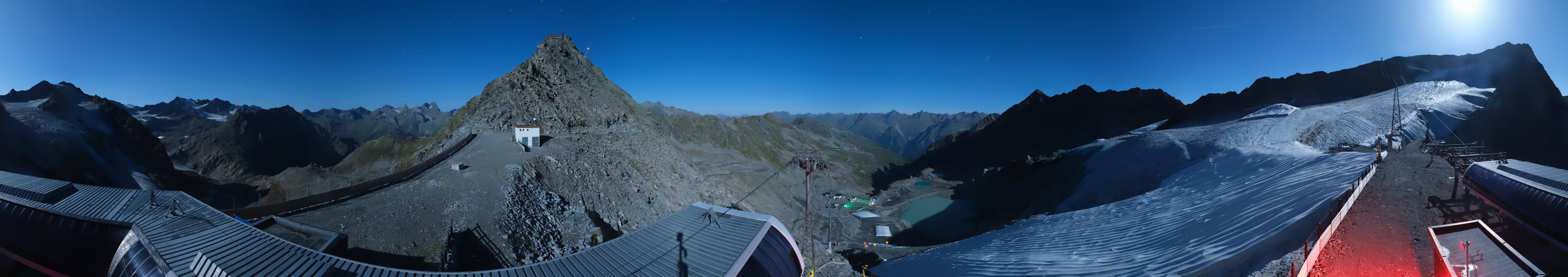 Archiv Foto Webcam Schwarze Schneid / Rettenbachgletscher