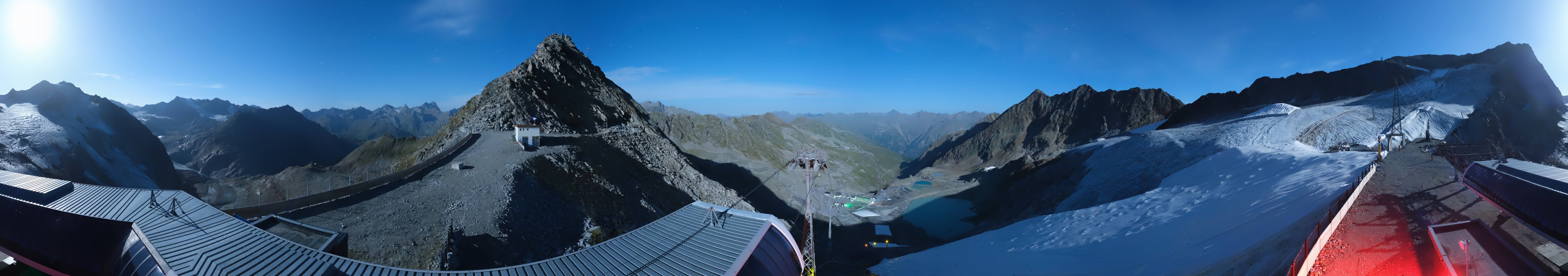 Archiv Foto Webcam Schwarze Schneid / Rettenbachgletscher