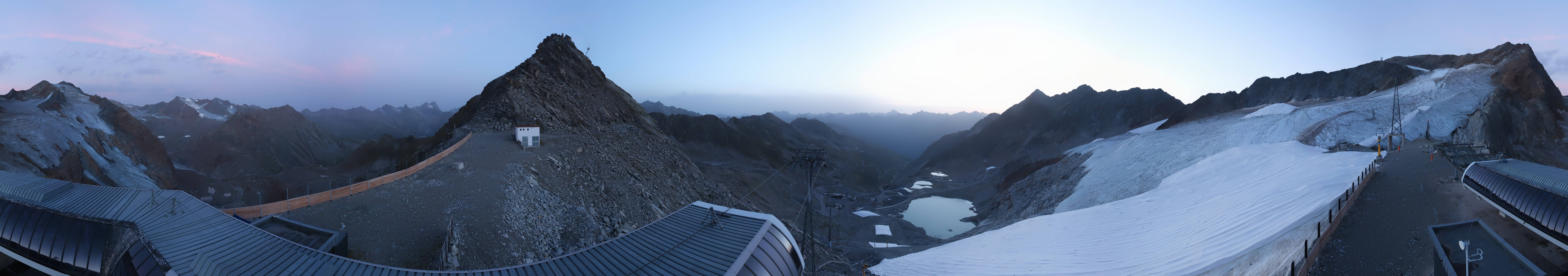 Archiv Foto Webcam Schwarze Schneid / Rettenbachgletscher