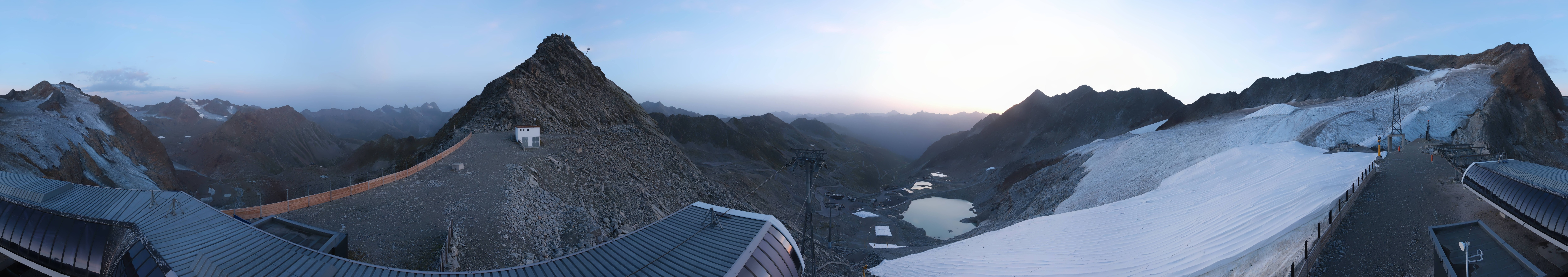 Archiv Foto Webcam Schwarze Schneid / Rettenbachgletscher