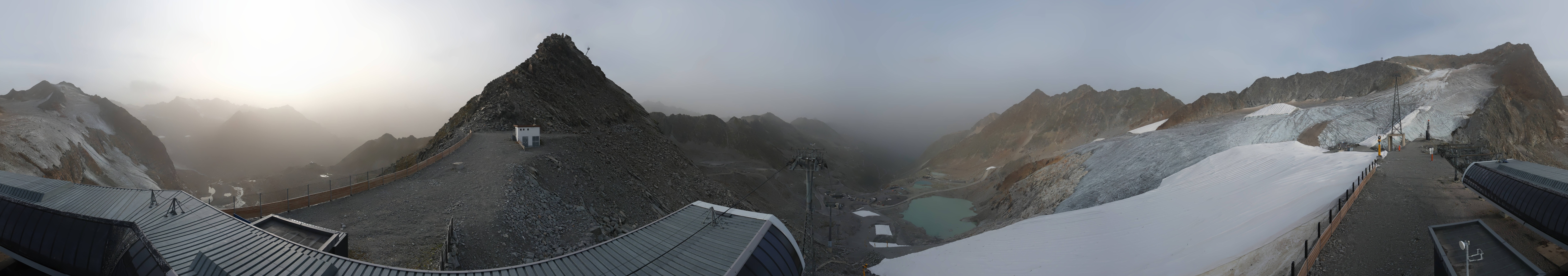 Archiv Foto Webcam Schwarze Schneid / Rettenbachgletscher