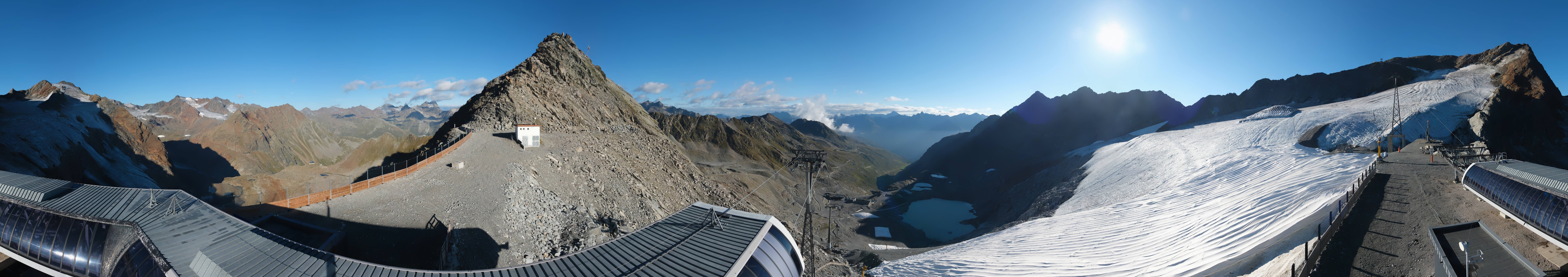 Archived image Webcam Rettenbach Glacier Sölden