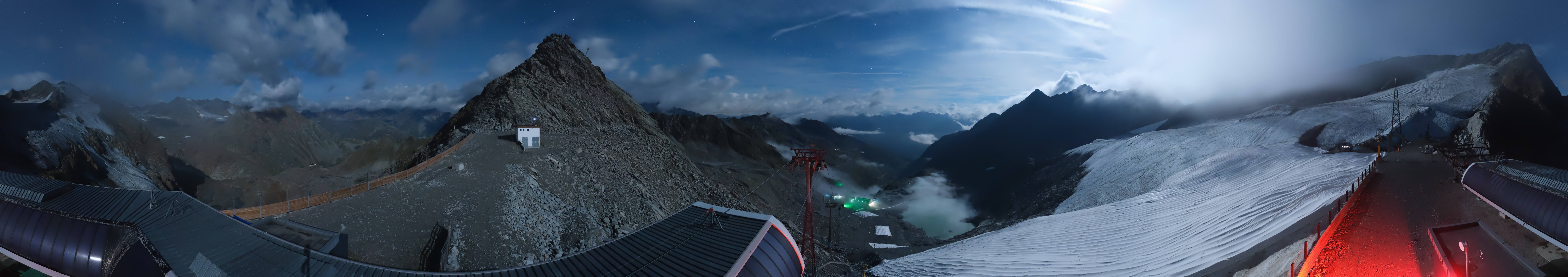 Archiv Foto Webcam Schwarze Schneid / Rettenbachgletscher