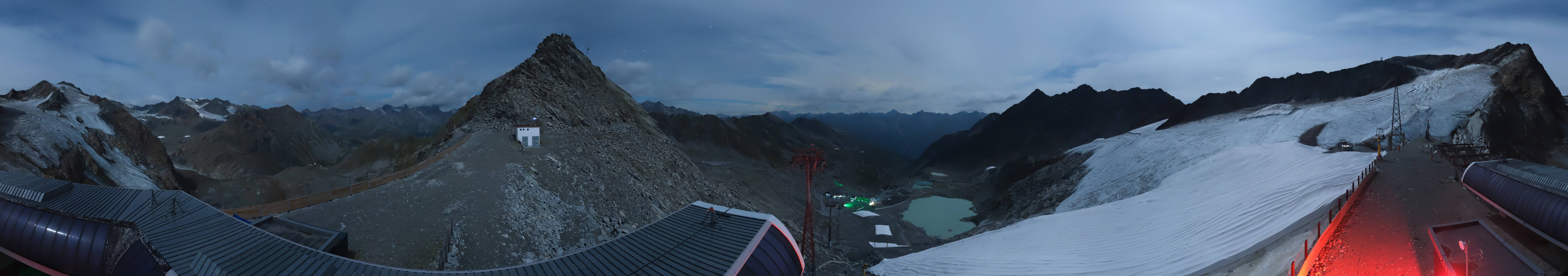 Archiv Foto Webcam Schwarze Schneid / Rettenbachgletscher