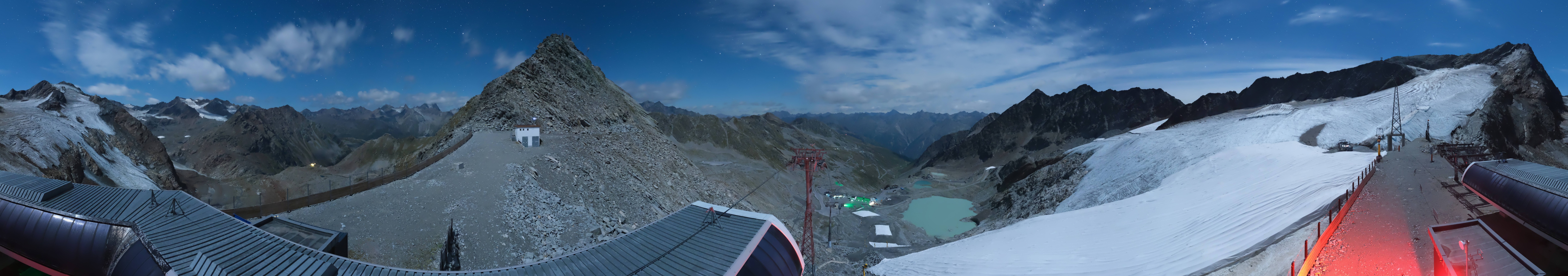 Archiv Foto Webcam Schwarze Schneid / Rettenbachgletscher