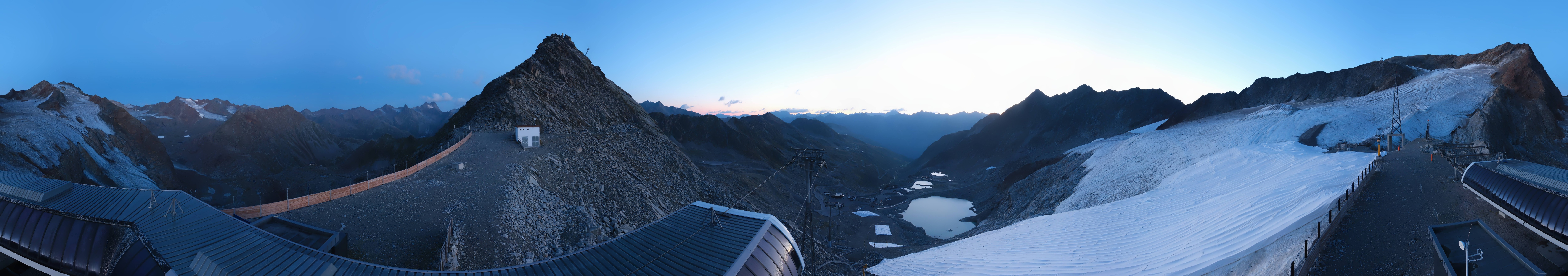 Archiv Foto Webcam Schwarze Schneid / Rettenbachgletscher