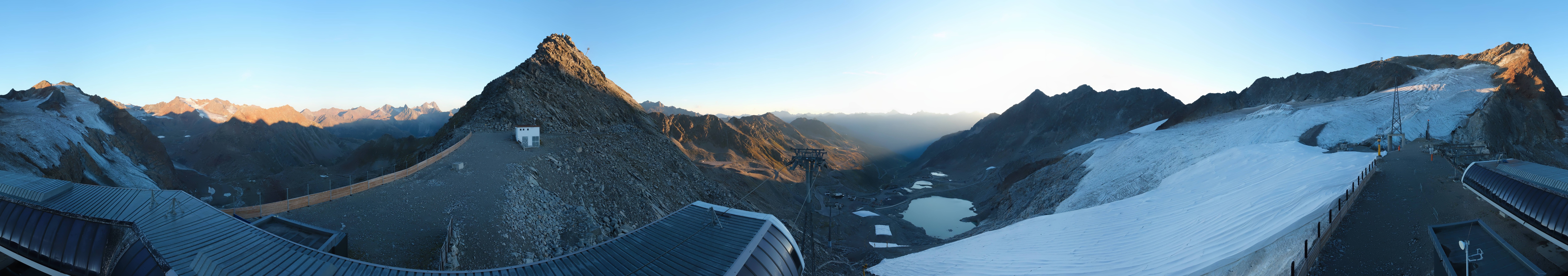 Archiv Foto Webcam Schwarze Schneid / Rettenbachgletscher