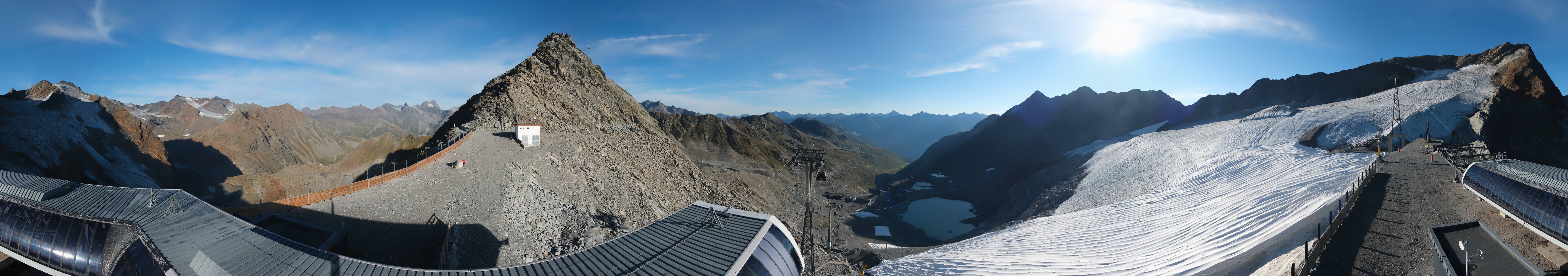 Archiv Foto Webcam Schwarze Schneid / Rettenbachgletscher