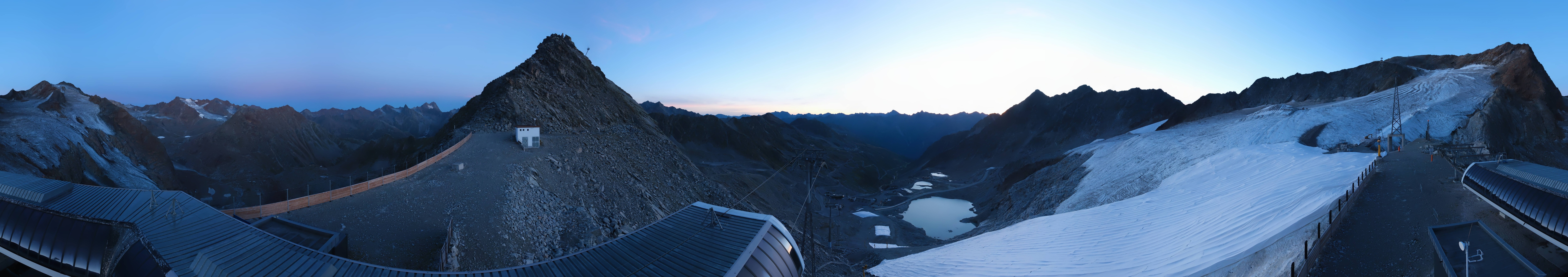Archiv Foto Webcam Schwarze Schneid / Rettenbachgletscher