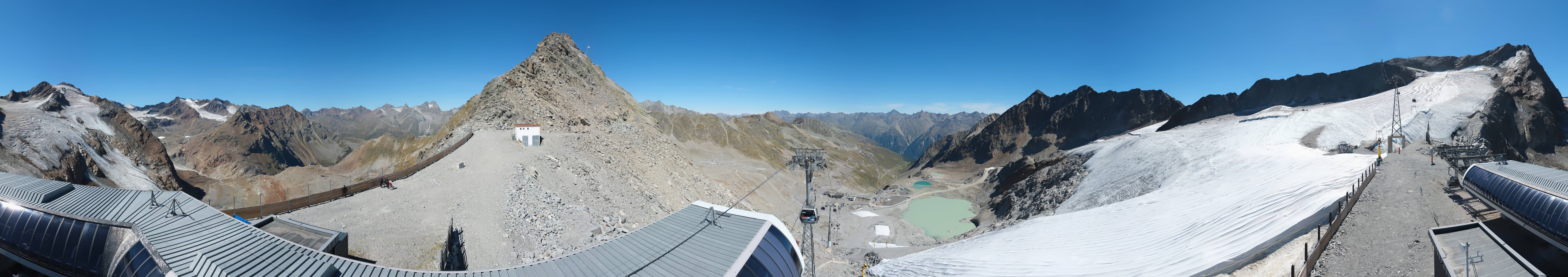 Archiv Foto Webcam Schwarze Schneid / Rettenbachgletscher