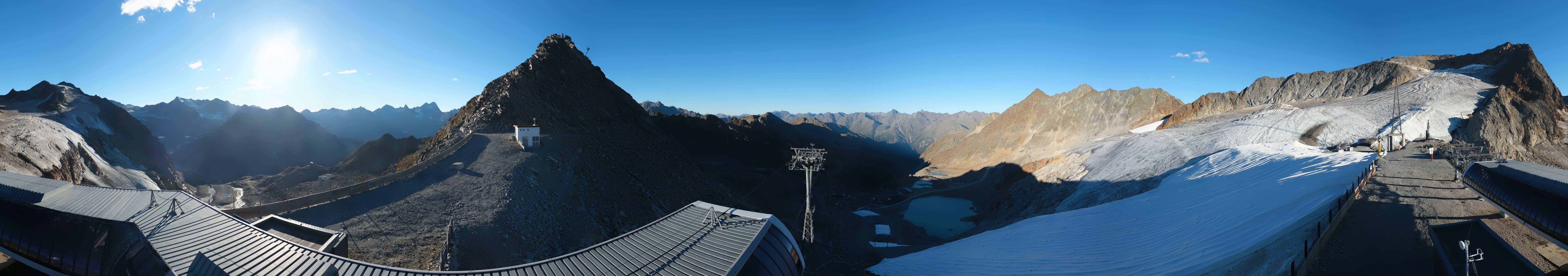 Archiv Foto Webcam Schwarze Schneid / Rettenbachgletscher