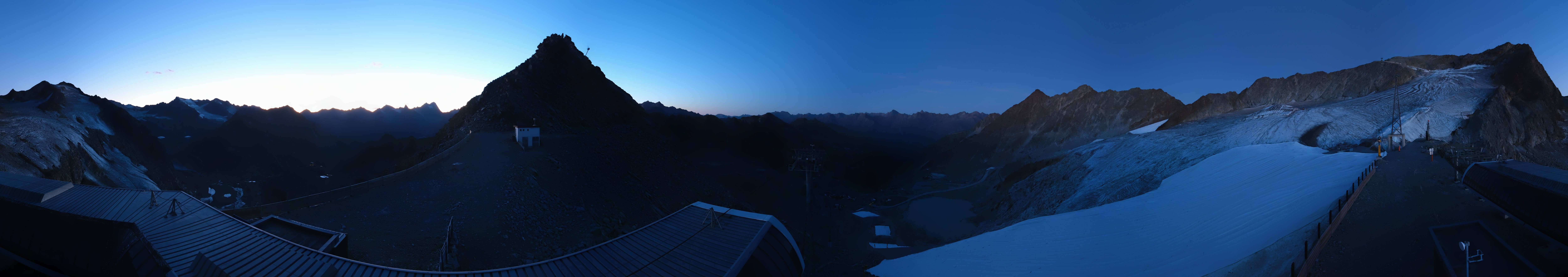 Archiv Foto Webcam Schwarze Schneid / Rettenbachgletscher