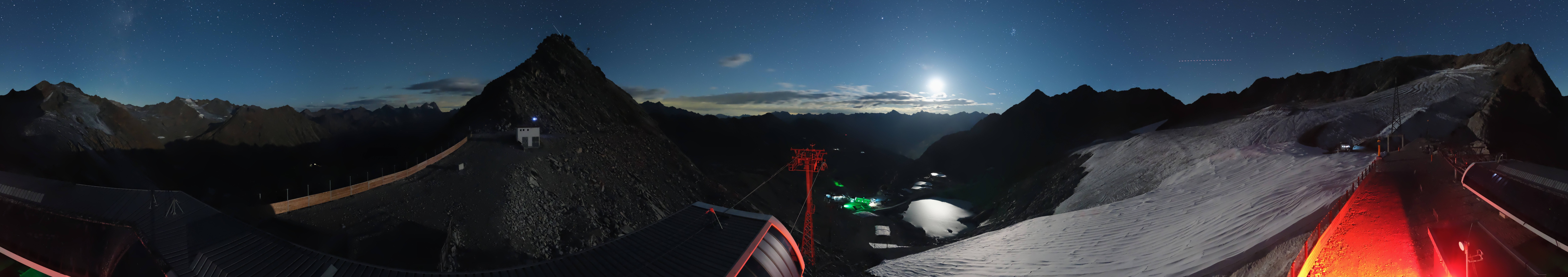 Archived image Webcam Rettenbach Glacier Sölden