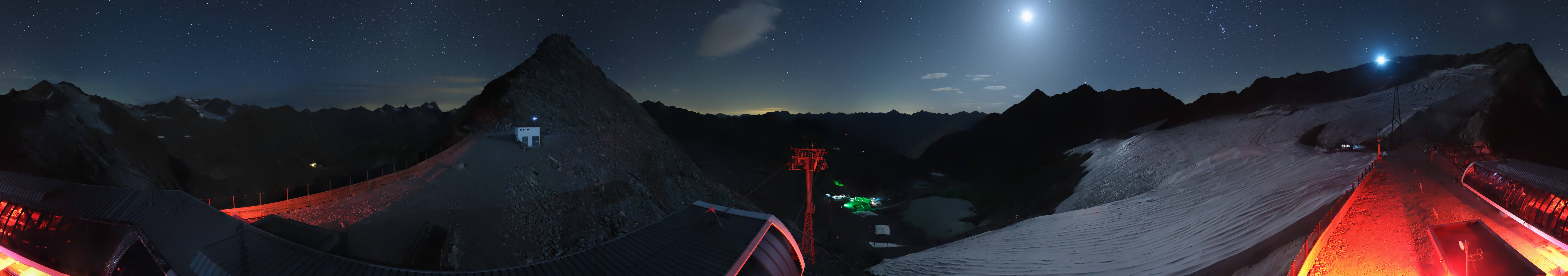 Archived image Webcam Rettenbach Glacier Sölden