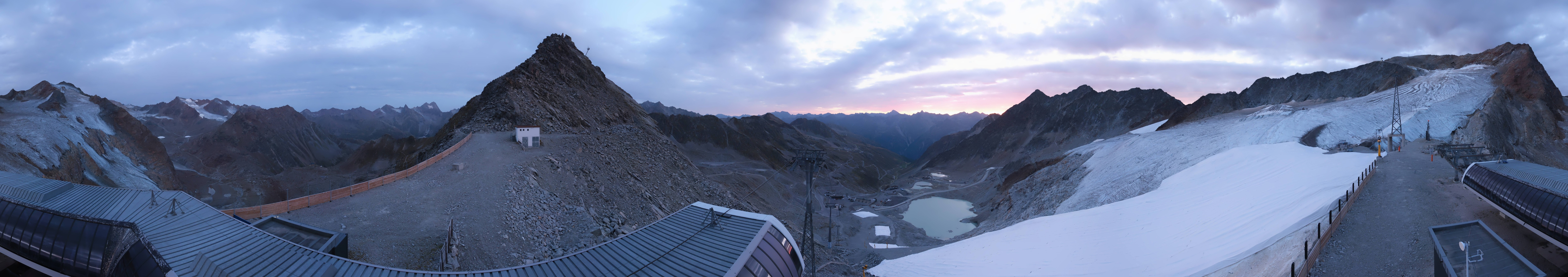 Archived image Webcam Rettenbach Glacier Sölden
