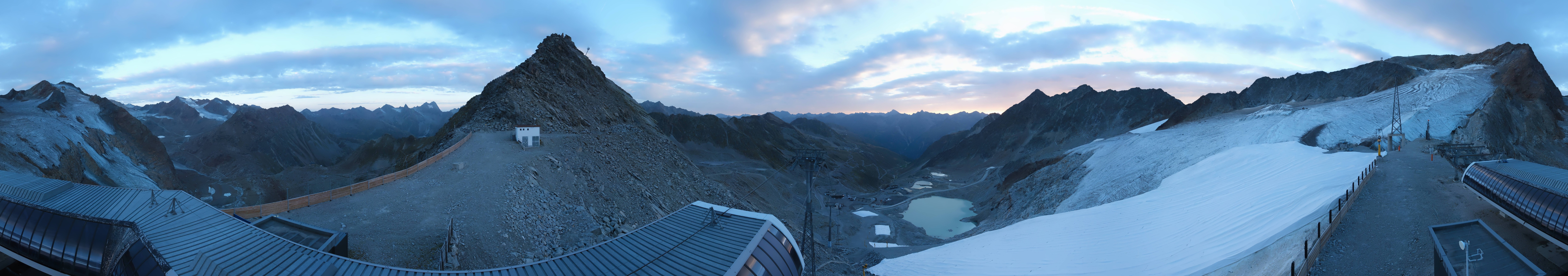 Archived image Webcam Rettenbach Glacier Sölden