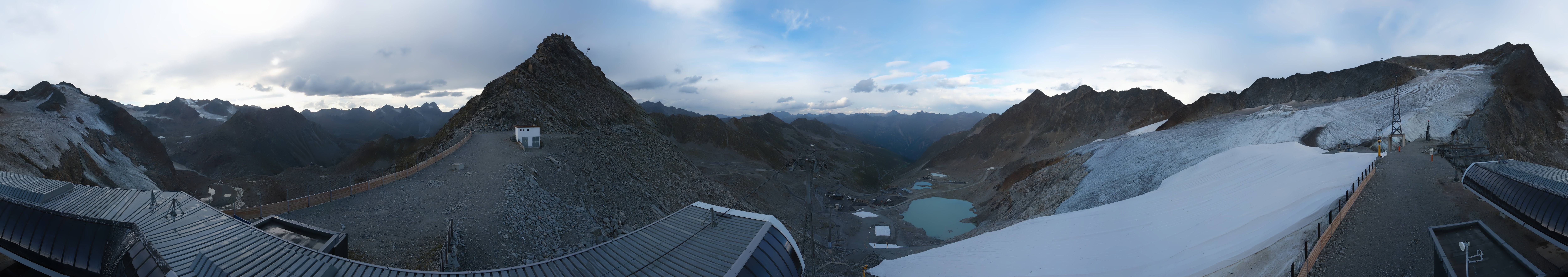 Archiv Foto Webcam Schwarze Schneid / Rettenbachgletscher