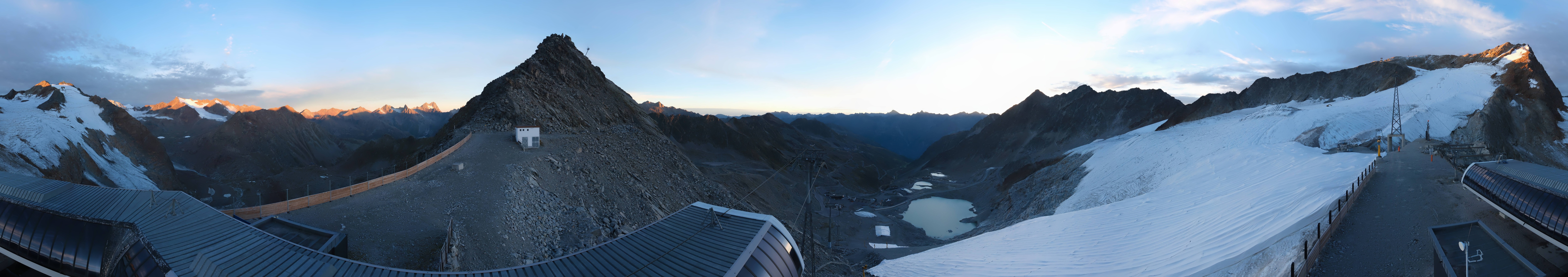 Archiv Foto Webcam Schwarze Schneid / Rettenbachgletscher