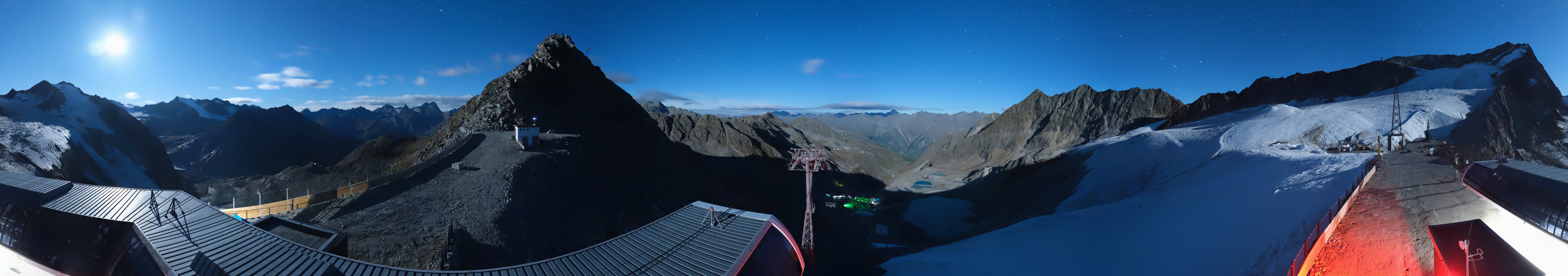 Archived image Webcam Rettenbach Glacier Sölden