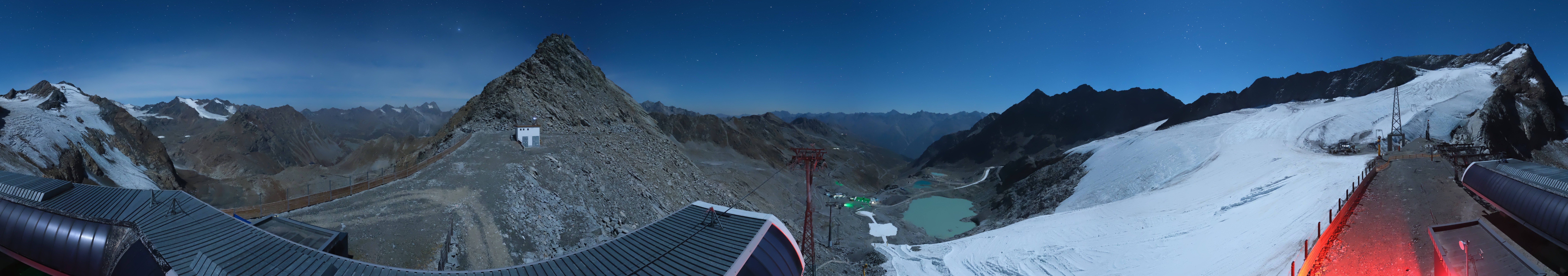 Archived image Webcam Rettenbach Glacier Sölden