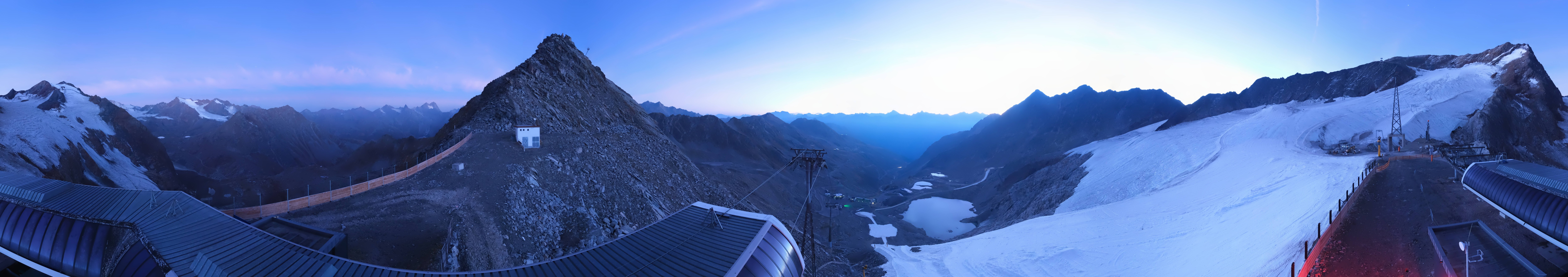 Archived image Webcam Rettenbach Glacier Sölden