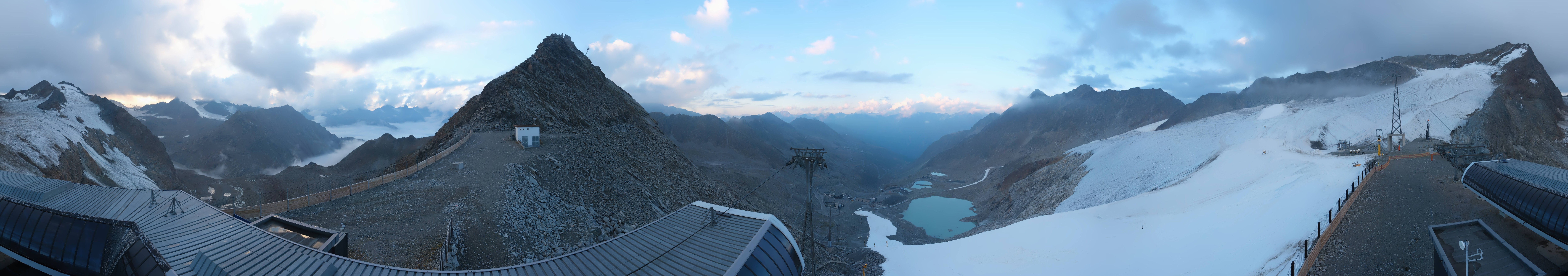 Archiv Foto Webcam Schwarze Schneid / Rettenbachgletscher
