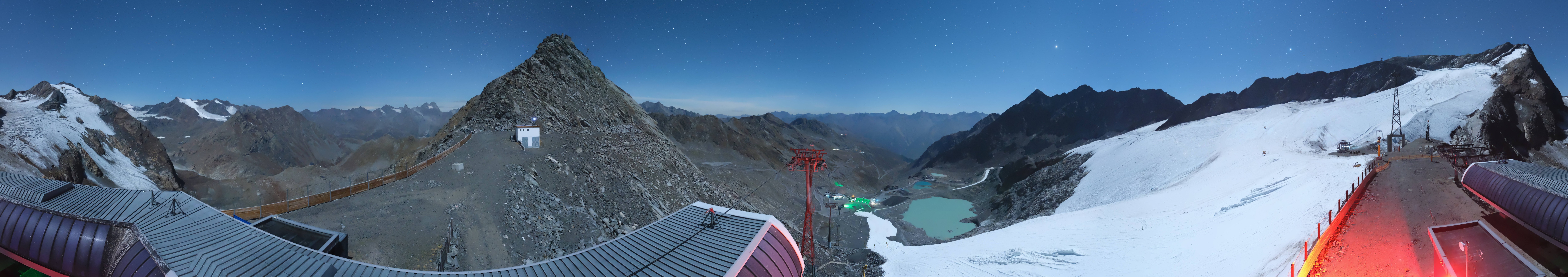 Archived image Webcam Rettenbach Glacier Sölden